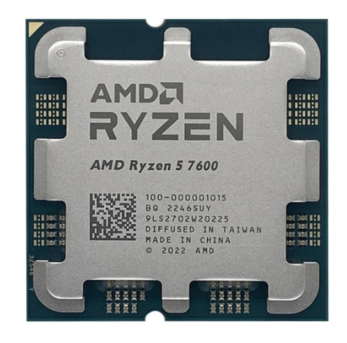 Процессор AMD RYZEN 5 7600 OEM AM5 <3,8-5,1GHz, 6/12 cores,AMD Graphics,DDR5-5200, 65-88Вт> Raphael
