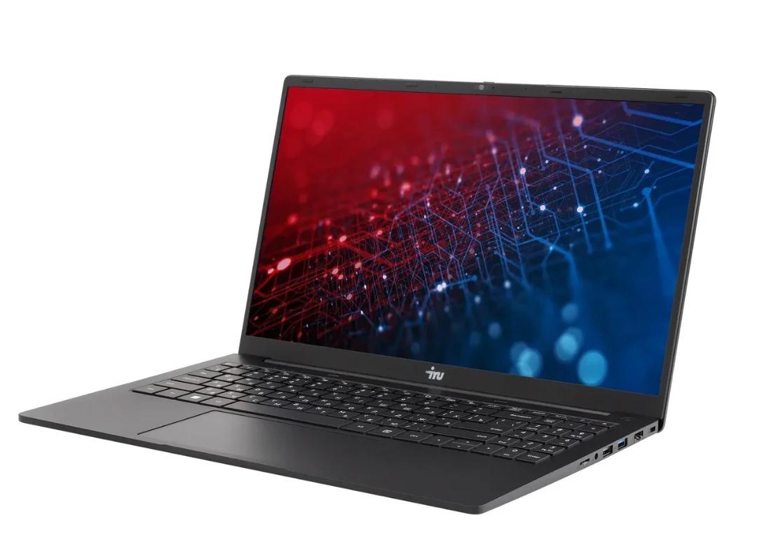 Ноутбук IRU Strato 15ALID4 i5 13420H/16Gb/SSD512Gb/15.6"/IPS/FHD/DOS/black