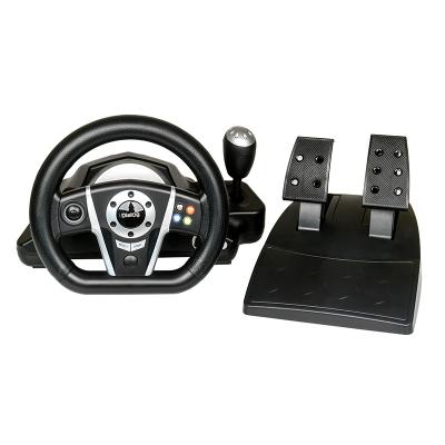 Руль Диалог GW-135VR Dialog GranTourismo - эф.вибрации, 2 педали, рычаг ПП, PC USB