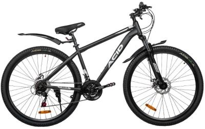 Велосипед ACID F 900 D (29"  21 ск. рост. 19") Black Flat/Silver