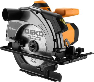 Электропила дисковая Deko CSDK-1600 1600Вт, 5000 об/мин, D190 мм, пропил 65 мм