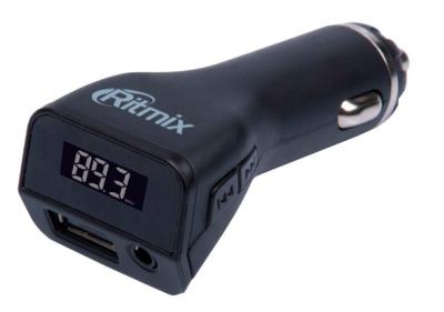 FM трансмиттер Ritmix FMT-A740 черный USB