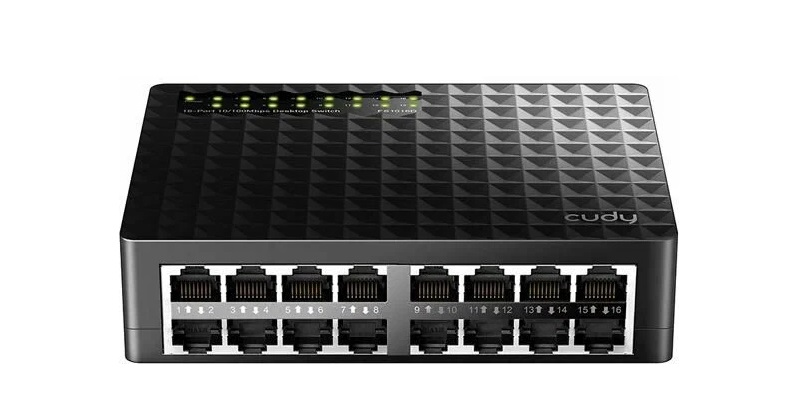 Коммутатор Cudy FS1016 (L2) 16x100Мбит/с неуправляемый