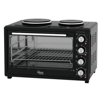 Электрическая духовка Oasis M-BL35B1 35л. чёрный 2 конфорки, конвекция