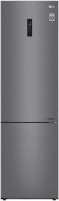 Холодильник 200 см LG GA-B509CLSL (277/107л,кл А+,325 кВтч/г,12 кг/сут,60x68x200,NoFrost) графитовый