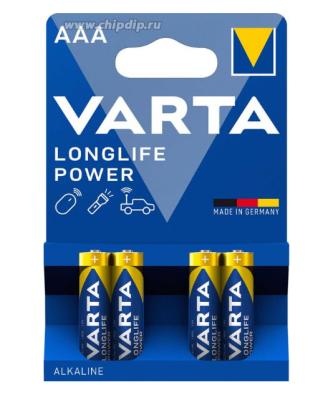 Батарейки VARTA ENERGY AAA 4103 LR03 BL4