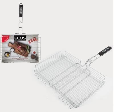 Решетка для барбекю ECOS RD-103М (глубокая,регулир.глубина,40х27х5см, общая длина 62 см)\\999688