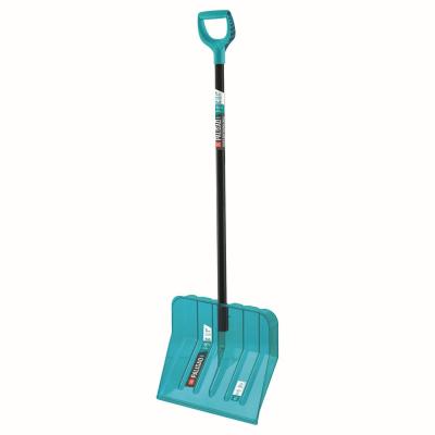 Лопата снеговая Palisad 460х400х1400мм, алюминиевый черенок,ПВХ оплетка, LUXE