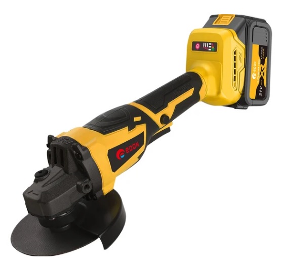 Шлифмашина угловая ETECH AG-21/125BL аккумулятор, бесщеточный, 125 мм, 2Акк, 21В 4Ач, 9000 об/мин, 