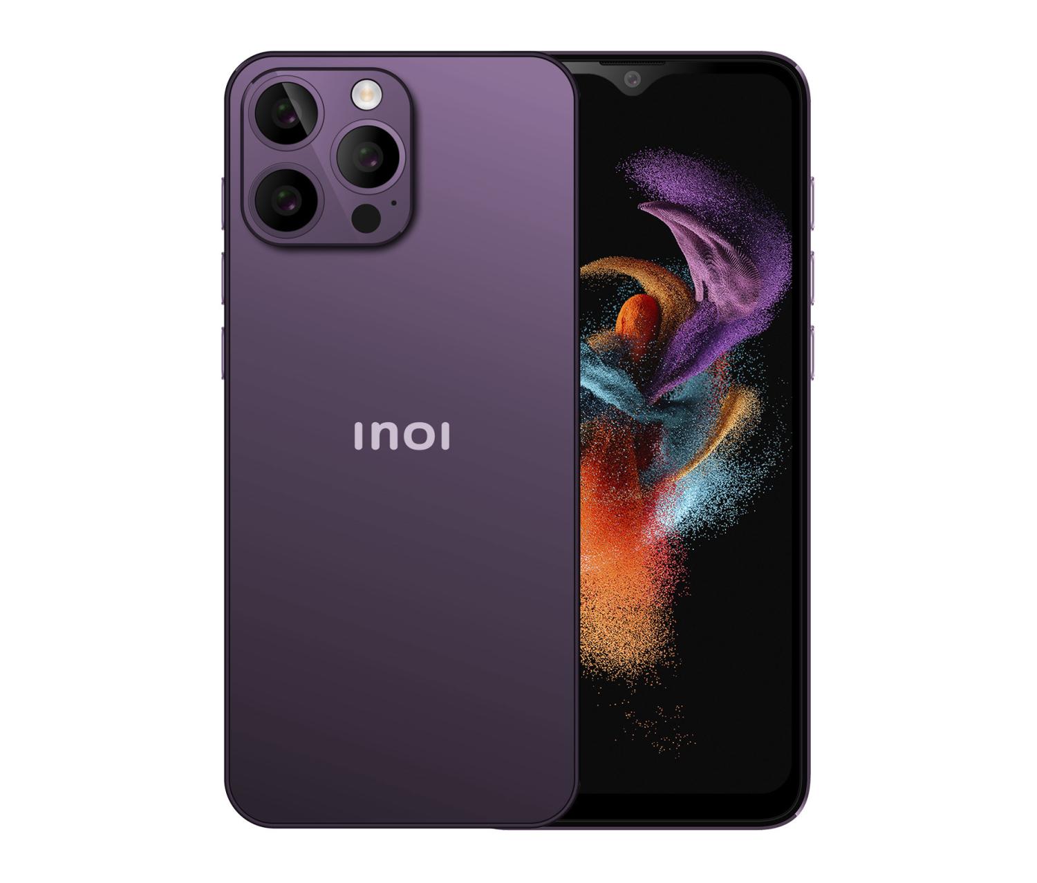 Смартфон INOI Note 13s 4/128Gb фиолетовый<2SIM 4G 6.95" 8х1.6ГГц 1600х720 (IPS) 13/2+5Мп 5000 And12>