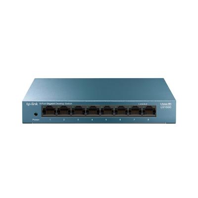 Коммутатор TP-LINK LS108G (8-портовый настольный коммутатор 10/100/1000 Мбит/с,корпус металл)