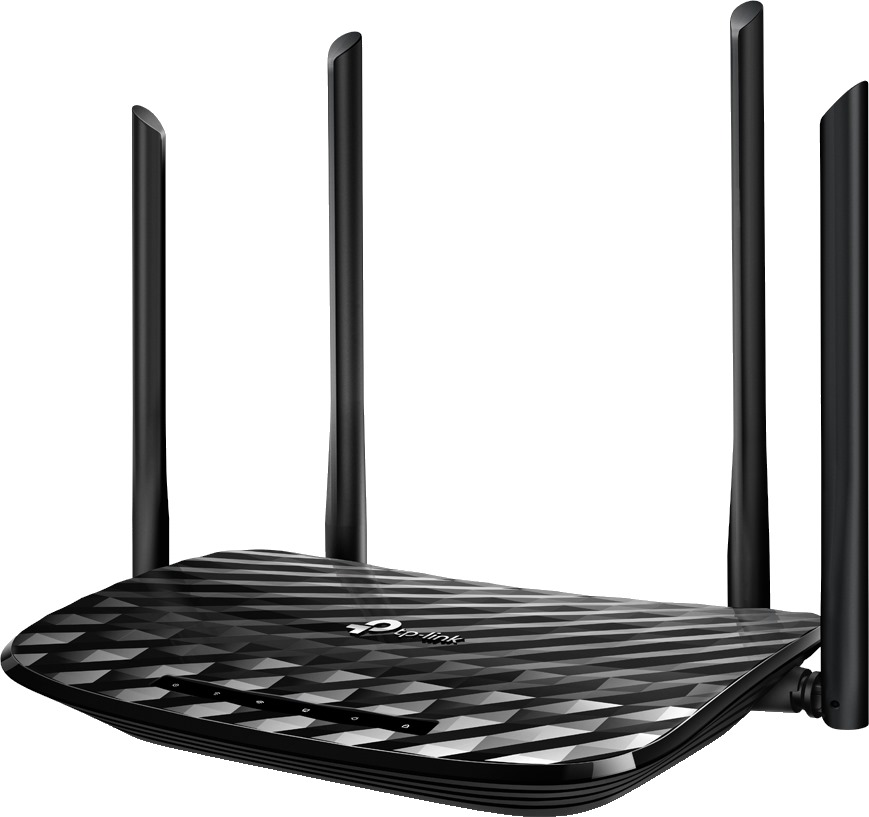 Интернет-шлюз TP-Link Archer C6 V.2.0 (AC1200,1хGWAN,4xGLAN,802.11AC 2.4-5ГГц 300+867Мбит/с,4x5dBi)
