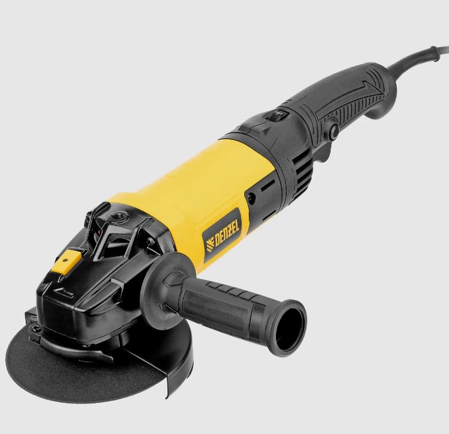Шлифмашина угловая Denzel AGD125-1100L, 1100 Вт, 125 мм, 3000-11000 об/м