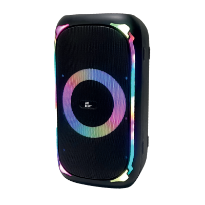 Беспроводная колонка Aksberry AS-28 RhythmGo, 16Вт,4000мАч, BТ/FM/TWS/USB/microSD/AUX/Микр.вх.(черн)