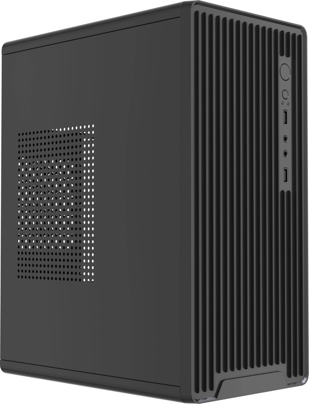 Корпус Accord ACC-M258-02B черный без БП mATX 1x80mm 2xUSB2.0 audio