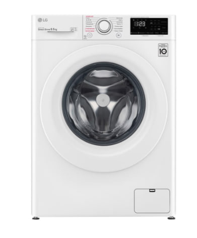 Стиральная машина LG F2V3GS3W(8,5кг,1200об/мин,класс "A",60x47x85,функция пара Steam)белый