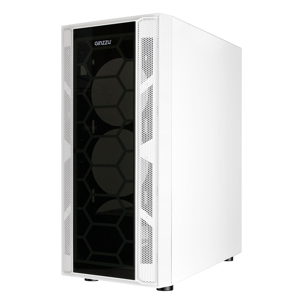 Корпус ATX MidiTower Ginzzu CL160 White без БП