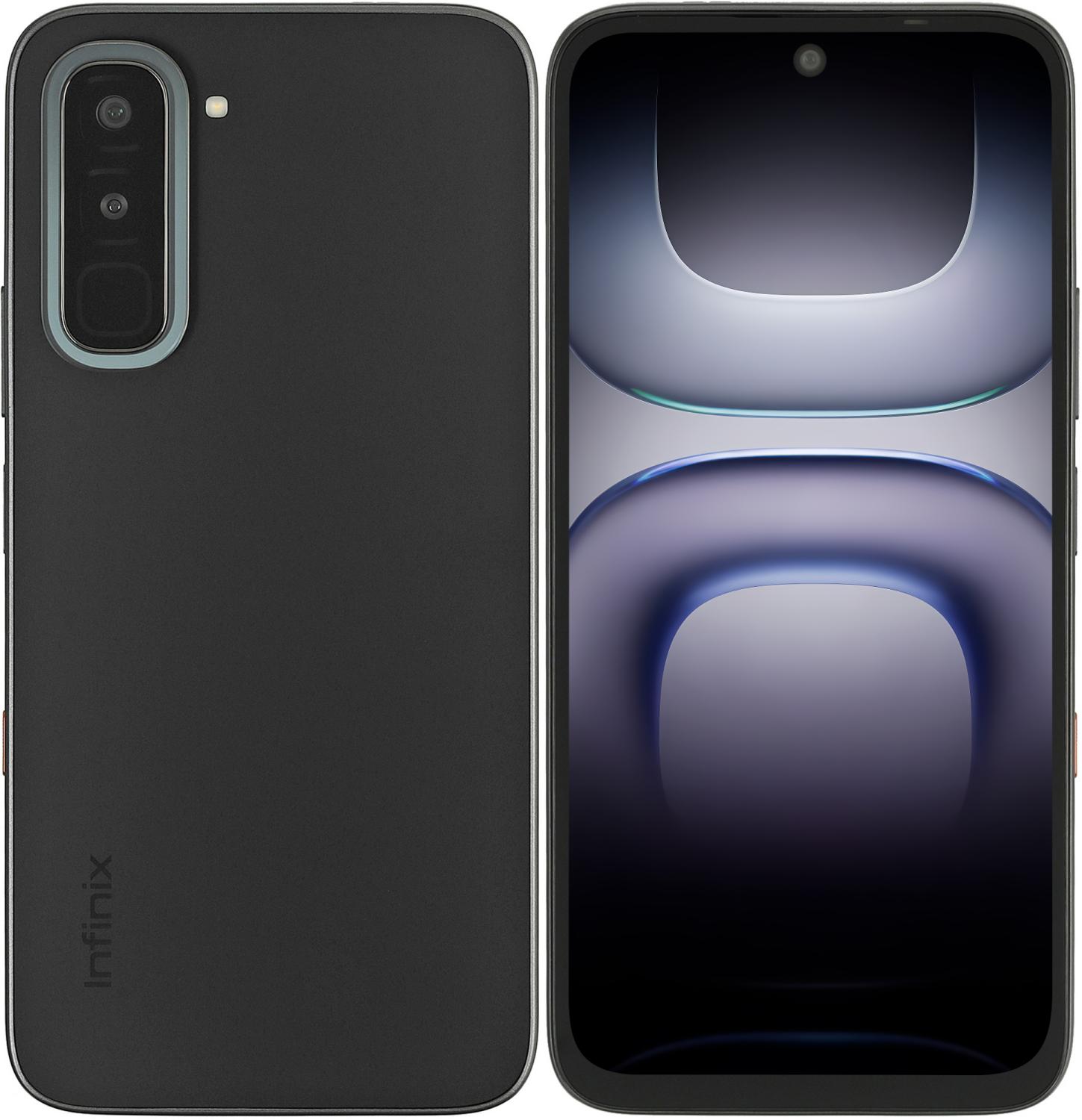 Смартфон Infinix HOT 70 4/128Gb черный