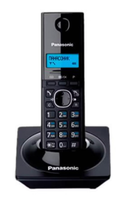 Р/Телефон Dect Panasonic KX-TG1711RUB черный АОН