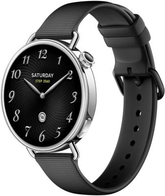 Смарт-часы Xiaomi Watch S4 41мм Fluororubber Strap (Черный)
