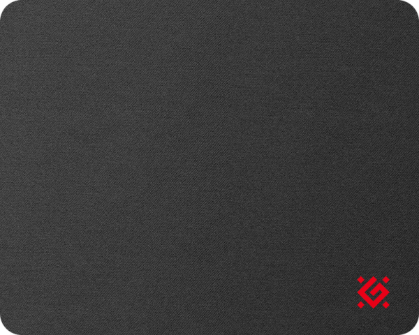 Коврик для мыши DEFENDER Black 250x200x3 мм, ткань+резина