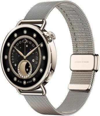 Смарт-часы Xiaomi Watch S4 41мм Milanese Strap (золото заката)