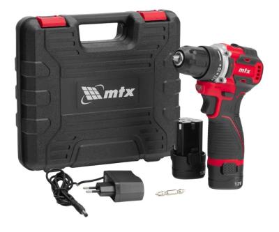 Аккумуляторный шуруповерт MTX CDB-BL-12, бесщет., Li-Ion, 12 В