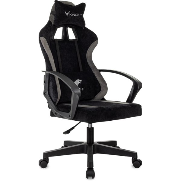 Кресло игровое Knight Optimum черный/серый