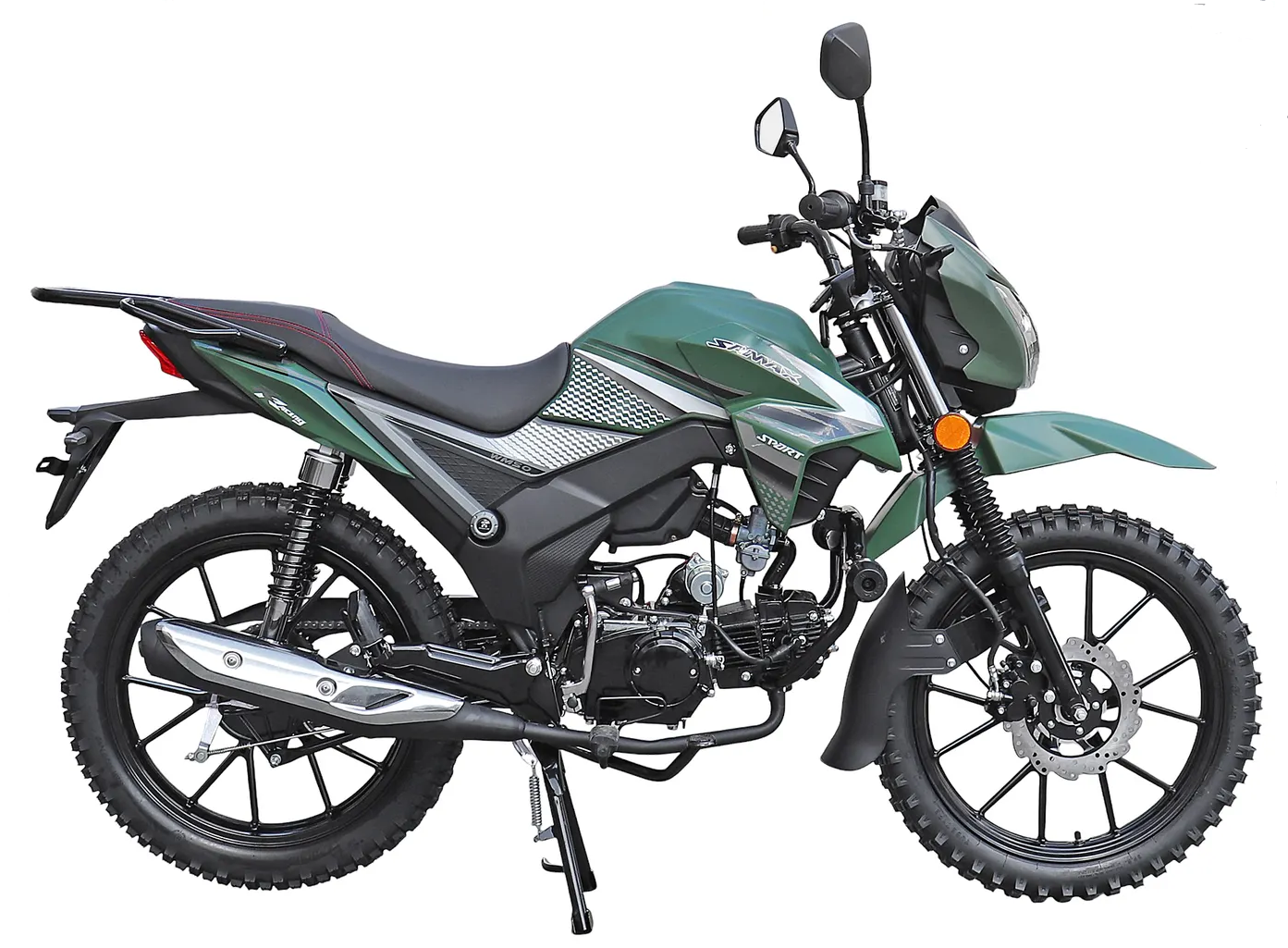Мопед Alpha SA Max OFFROAD LUX (Форсир.) (колеса 18/18, багажник, литые диски) Красный 77590