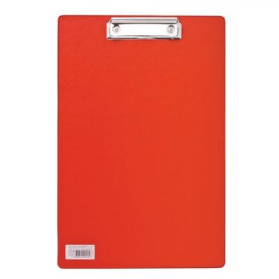 Доска-планшет BRAUBERG "Comfort" с верхним прижимом А4, 23*35см, картон/ПВХ, красная, 222658