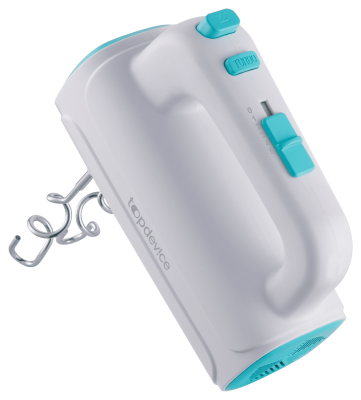 Миксер Topdevice HM2 300W Turbo 5 скоросей 1m White-blue (TDSHM002WT)