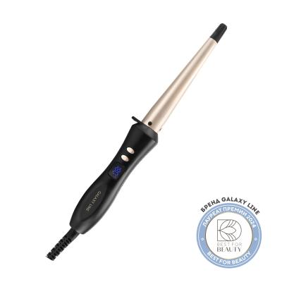 Плойка Galaxy LINE GL 4636 черный,40 Вт,конусная,керамическое покр., регулировка темп.