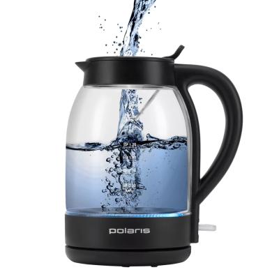 Чайник Polaris PWK1797CGL 1,7л. Стекло/черный Waterway Pro