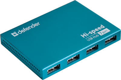 USB HUB 7 port Defender Septima Slim USB 2.0 Активный