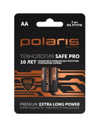 Батарейки Polaris PB AA (LR6) Premium алкалиновые 2 шт. блистер