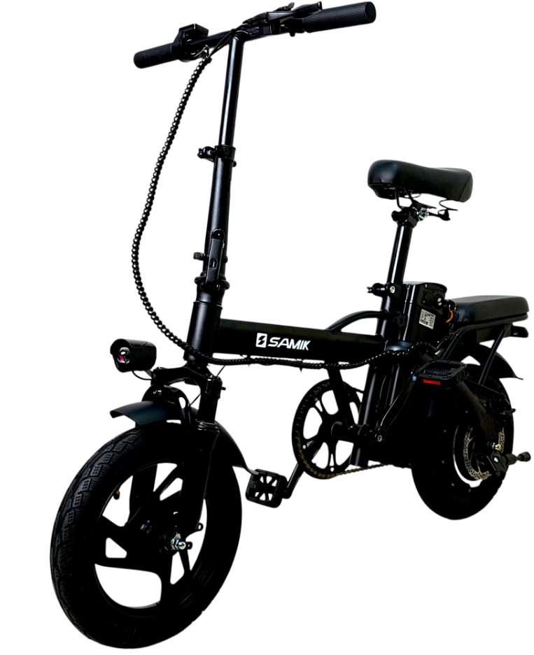 Электроскутер SAMIK V1 PRO колеса 14'' 500Вт, 48В/9А до 80кг, до 45км запас хода 