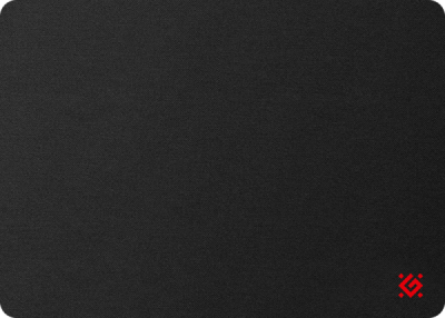 Коврик для мыши DEFENDER Black S 250*350*3 мм, ткань+резина