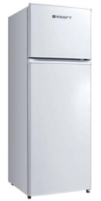 Холодильник 143 см Kraft KF-DF210W (объем 166л/41л, класс А+, 217 кВтч/год, 55x55x143 см) белый