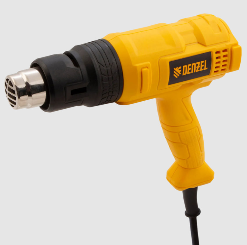 Строительный фен Denzel HG-1800, 1800 Вт, 3 режима