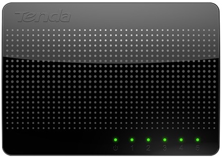 Коммутатор Tenda SG105 Fast Ethernet с 5-портами 5x1Гбит/с