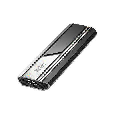 Внешний диск SSD 500Gb Netac ZX10 <NT01ZX10-500G-32BK> (USB3.2 Type C, up to 1050/950MBs)