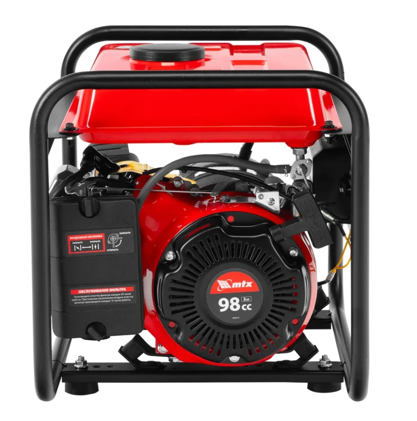 Генератор  бензиновый MTX RS-1500, 1,1 кВт, 230В, ручной стартер