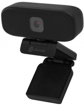 WEB Камера Оклик OK-C015HD черный 1Mpix (1280x720) USB2.0 с микрофоном