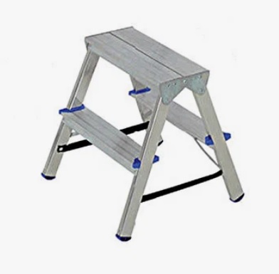 Лестница-стремянка "2-х ступенчатая" (Алюмет) алюм.