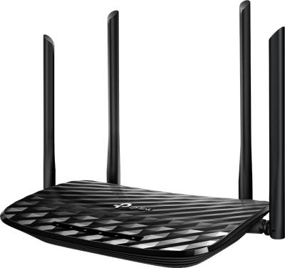 Интернет-шлюз TP-Link Archer C6 V.2.0 (AC1200,1хGWAN,4xGLAN,802.11AC 2.4-5ГГц 300+867Мбит/с,4x5dBi)