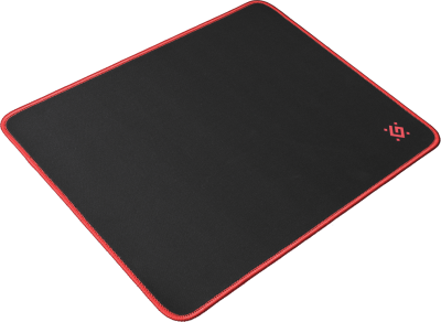 Коврик для мыши DEFENDER Black M 360x270x3 мм, ткань+резина