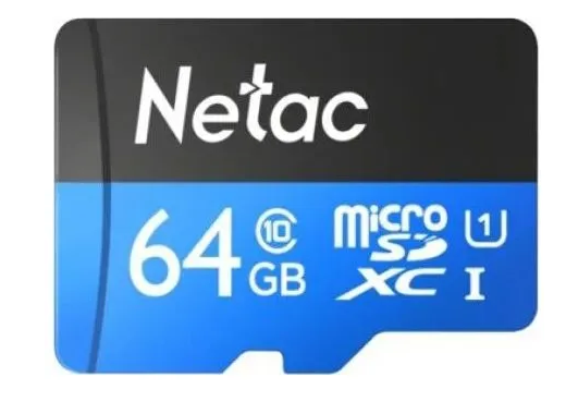 Карта памяти Transflash (MicroSDXC) Card_ 64 GB Class 10  Netac NT02P500STN-064G-S P500
