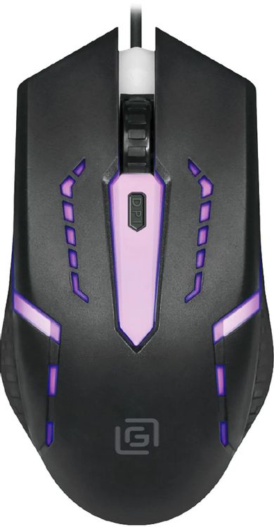 Мышь Oklick 398G черный оптическая (2400dpi) USB (4but) для ноутбука