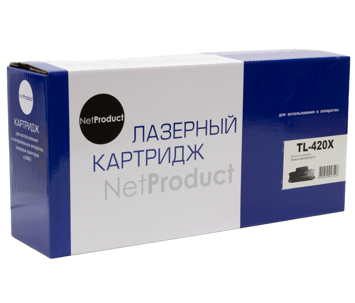 Картридж NetProduct Pantum TL-420X для Pantum P3010/P3300/M6700/M6800/M7100/M7200/M7300 6К