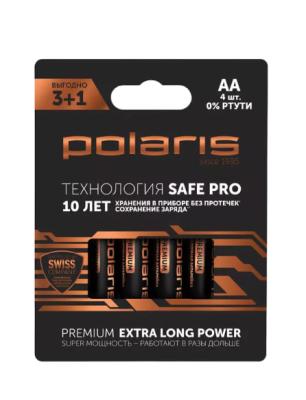 Батарейки Polaris PB AA (LR6) Premium алкалиновые 4 шт. блистер